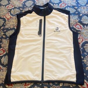 RLX Ralph Lauren sz. M men’s golf vest. Navy/wht/gray.
Note: Biltmore logo.